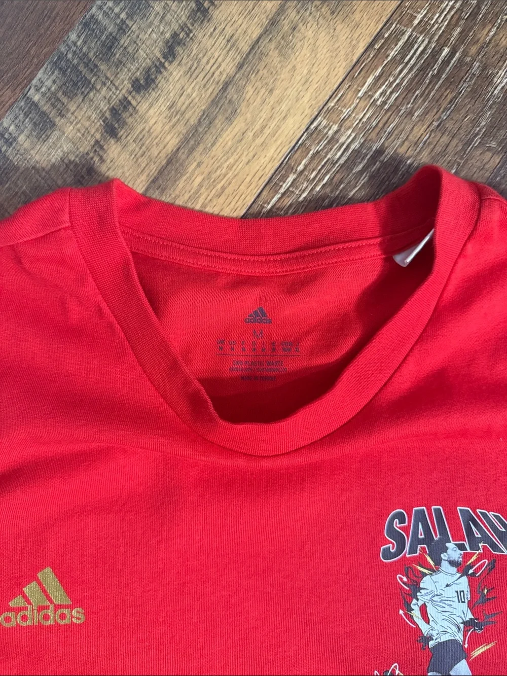 Adidas Mohamed Salah Graphic T-Shirt Red Men’s Medium HC1980